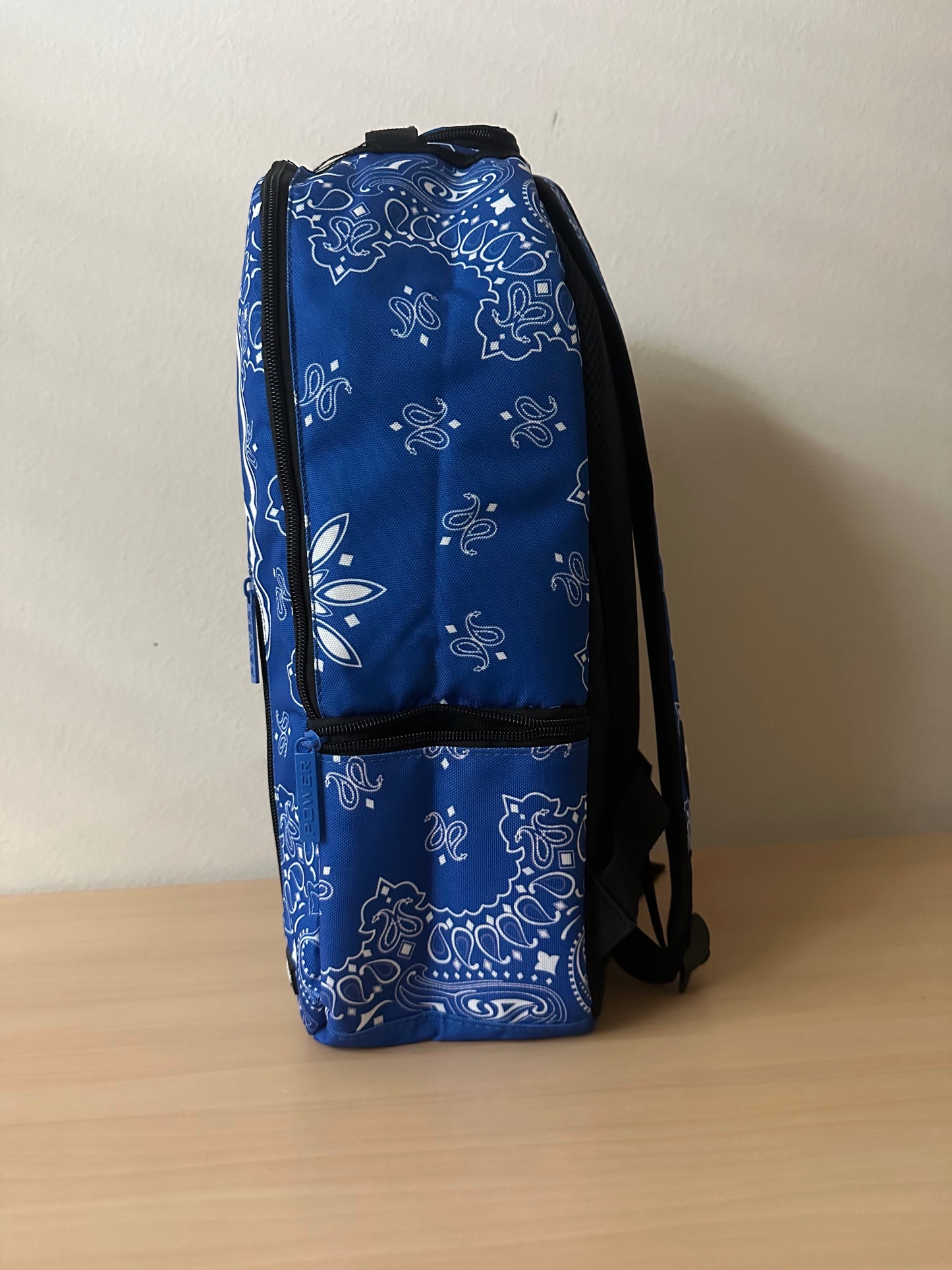 Blue Bandanna Backpack