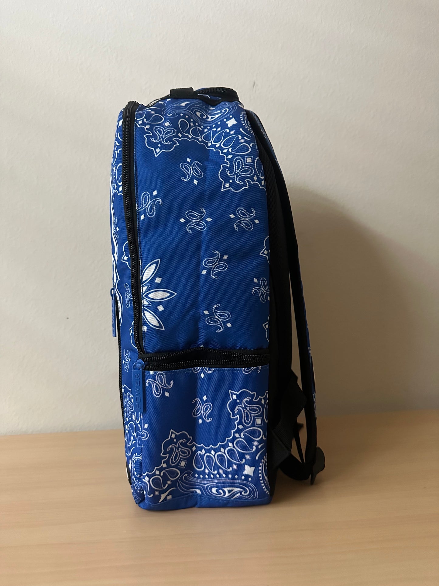 Blue Bandanna Backpack