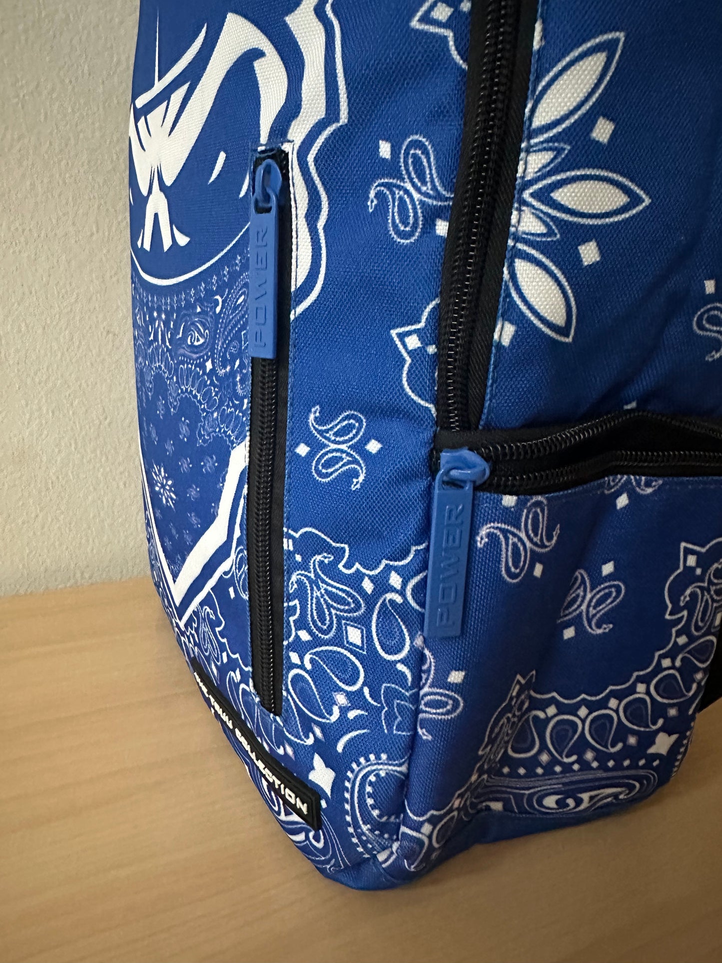 Blue Bandanna Backpack