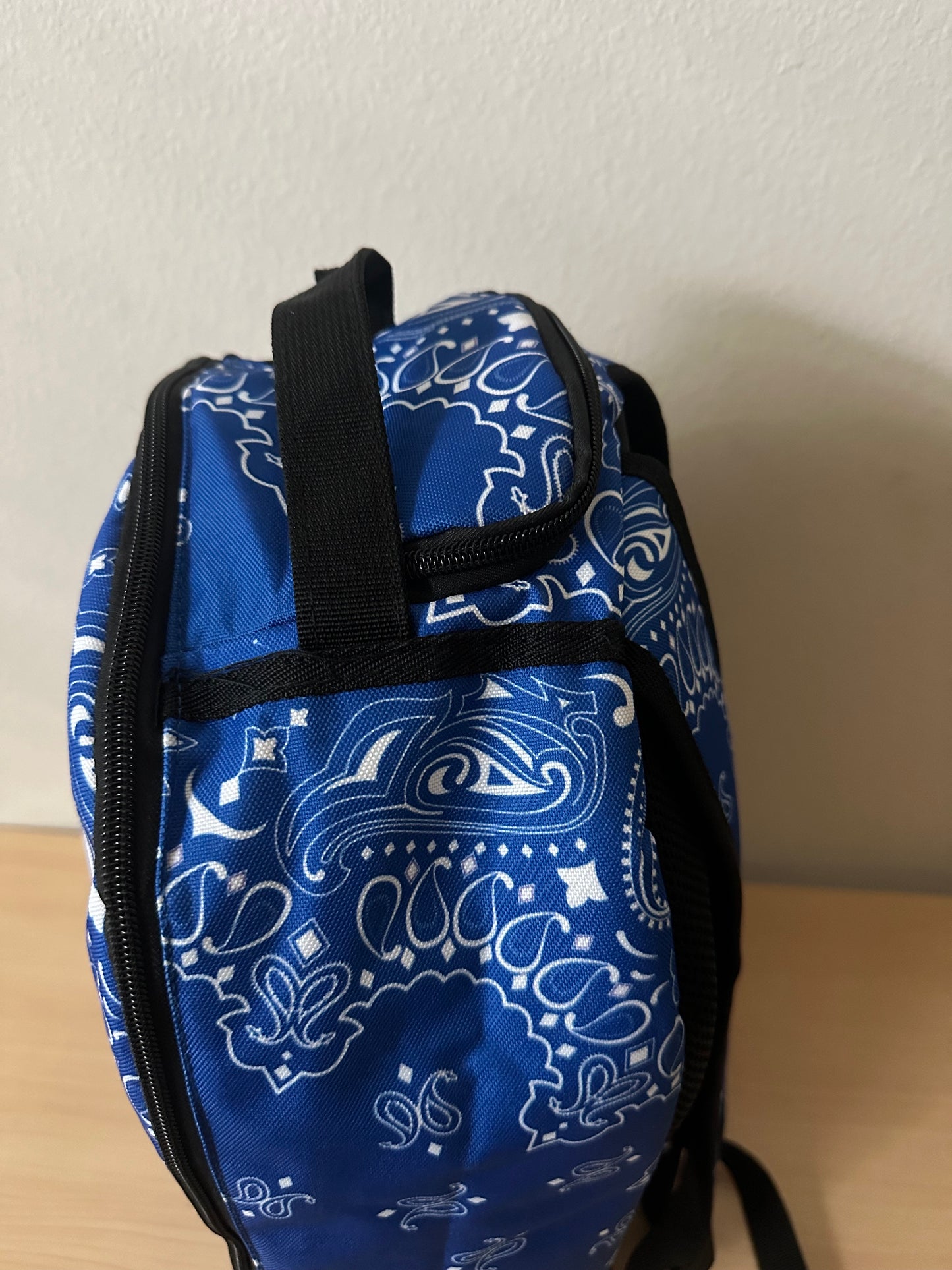 Blue Bandanna Backpack