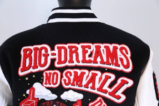 Dream Black Varsity Jacket