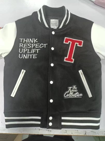 Dream Black Varsity Jacket