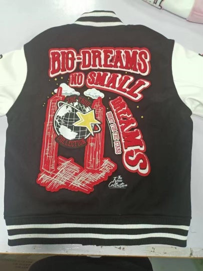 Dream Black Varsity Jacket