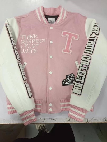 Dream Pink Varsity Jacket