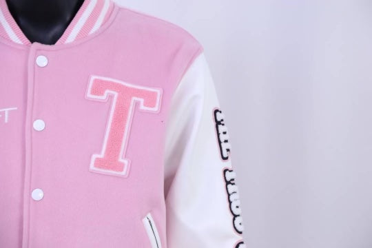 Dream Pink Varsity Jacket