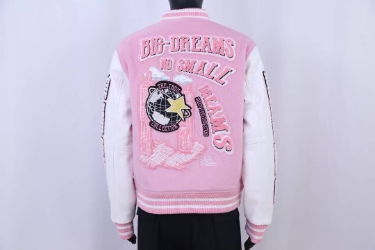 Dream Pink Varsity Jacket