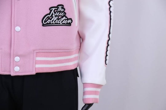 Dream Pink Varsity Jacket