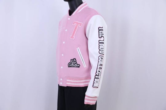 Dream Pink Varsity Jacket